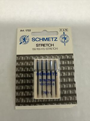 NEW - SCHMETZ Stretch & Serger NEEDLES, 5 pack of each, Made in Germany