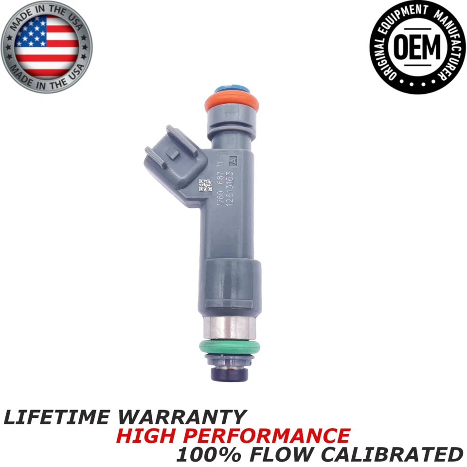 Inyectores de combustible Bosch X4 OEM para Pontiac G6 2010 2,4 L L4 #12613163 Foto 2 de 4