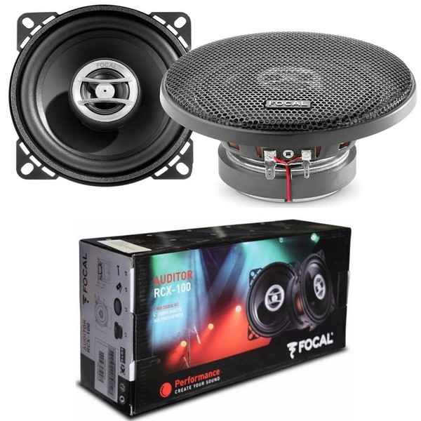 2 Focal Auditor RCX-100 4 Zoll 4 Ohm Auto 2-Wege Lautsprecher-image