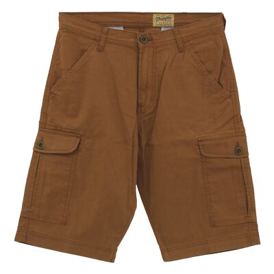 WRANGLER kurze Herren Jeans CARGO Shorts Bermudas cognac braun