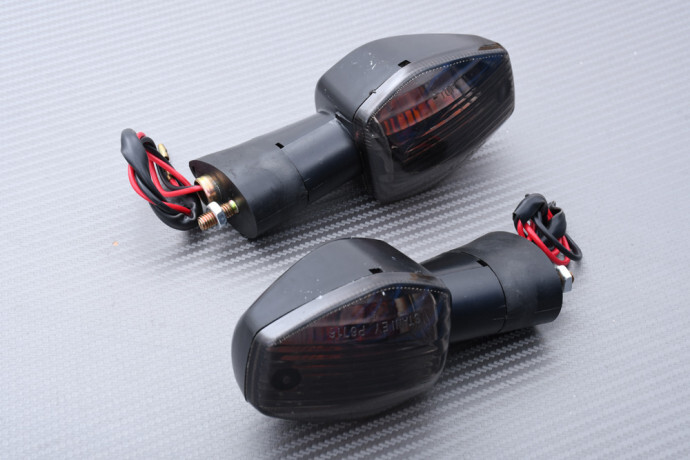 Clignotant avant noir teinté pour HONDA CBR 1000 RR SC57 2004 2005