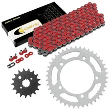 Red Drive Chain And Sprocket Kit for Suzuki GSX-R1000 GSXR1000 2001-2006