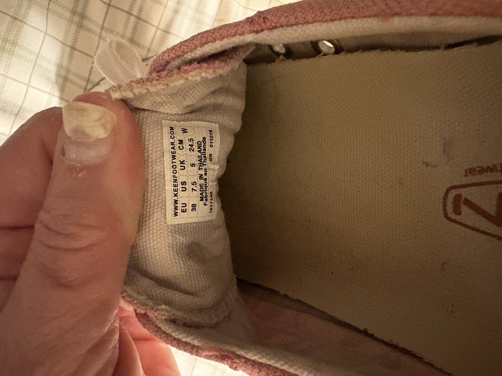 Scarpe stringate donna Keen rosa