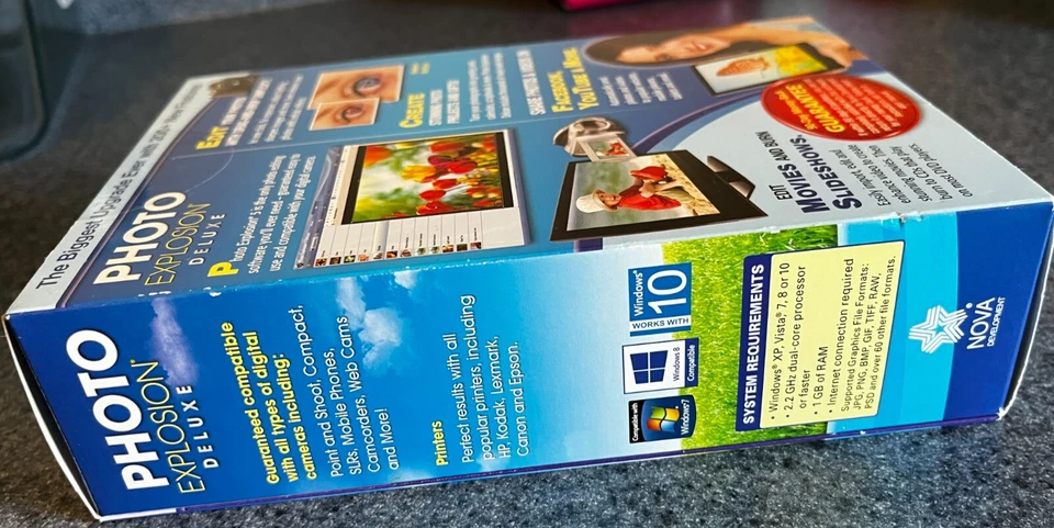 PHOTO EXPLOSION DELUXE VERSION 5 WINDOWS XP7 8 or 10 PHOTO EDITING SOFTWARE NEW - Image 4 of 4