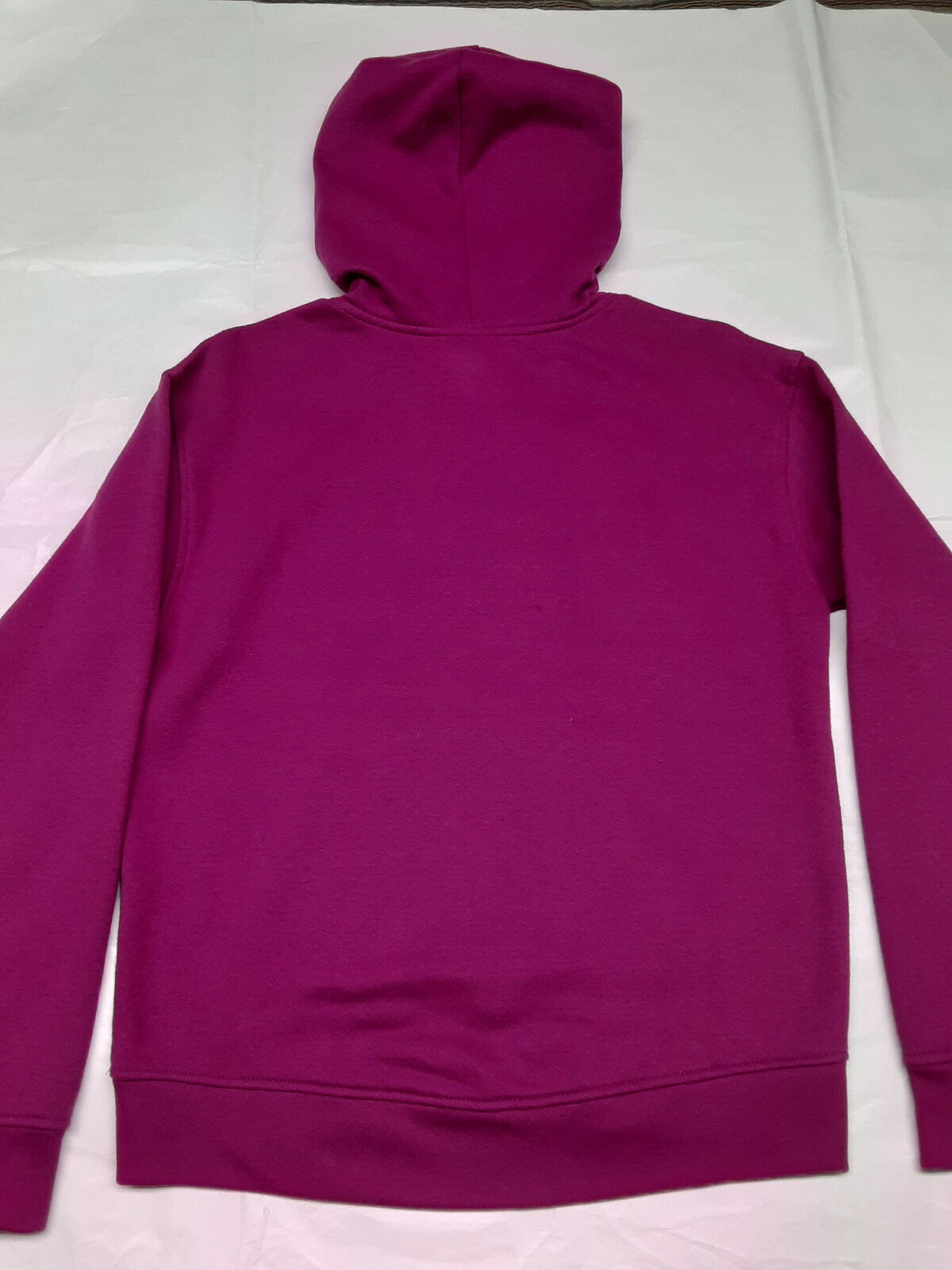 FILA SPORT Giacca donna manica lunga con cappuccio viola con logo e tasche taglia S