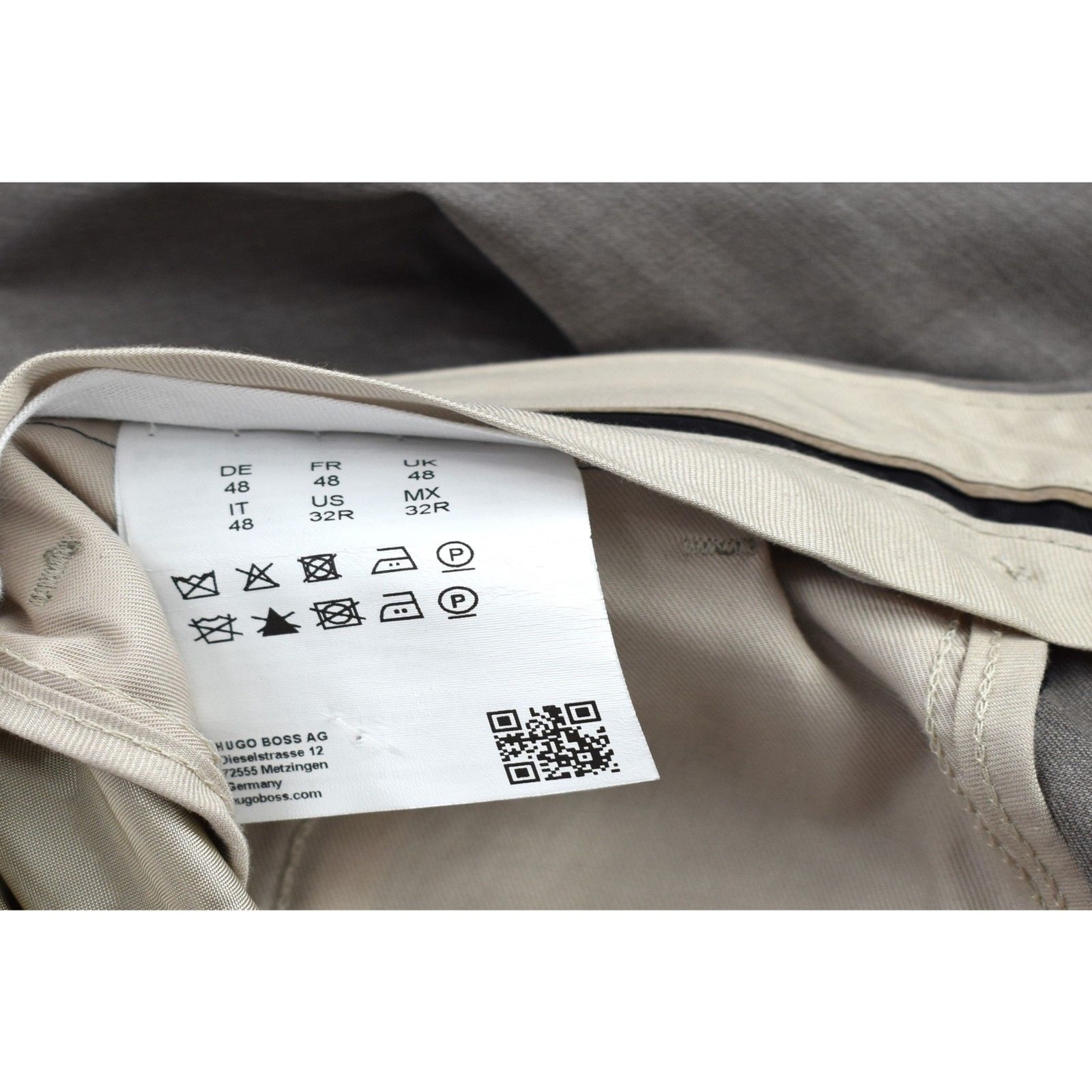 Boss Hugo Boss Genesis 4 Virgin Wool Dress Pants Gray Mens Slacks Size 32R thumbnail 8