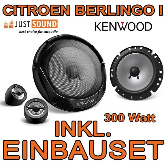 Citroen Berlingo I - Lautsprecher Kenwood 160Mm TüR Vorne Boxen 16Cm Einbauset-image