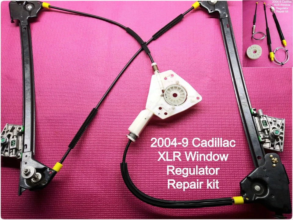 Kit de reparación de regulador de ventana Cadillac XLR 2004-9 para delantero izquierdo Foto 4 de 4