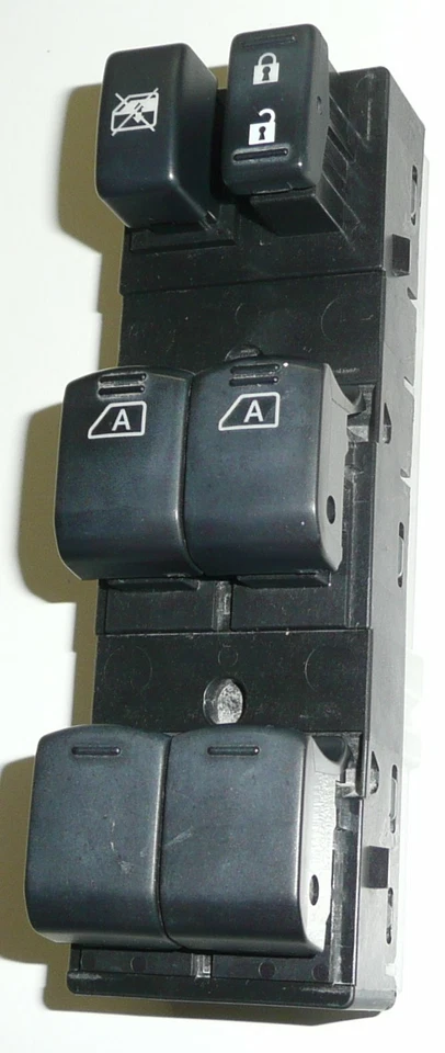 Interruptor maestro de ventana eléctrica Nissan Murano 2009 2010 2011 2012 PN: 25401-1AA0A B C Foto 2 de 4