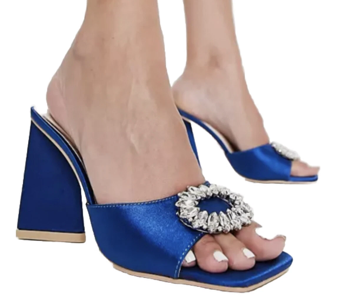 Navy mules hotsell uk