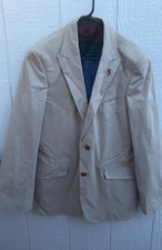 NEW Robert Graham Blazer Men's 40 Reg 40R Beige Tan