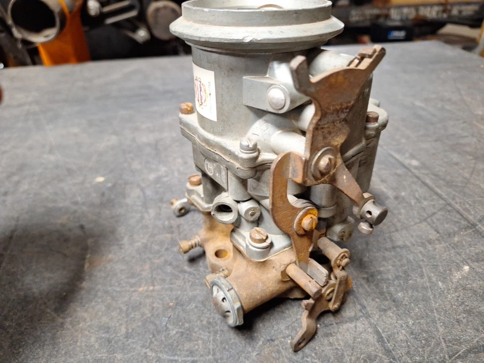 Camión carburador Ford Oldsmobile 272 ECW 6-1 1956-1963 Holley reconstruido de colección Foto 4 de 4