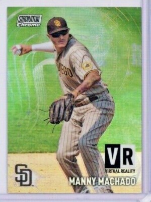 2021 Stadium Club Virtual Reality #VR-22 Manny Machado - San Diego Padres MINT