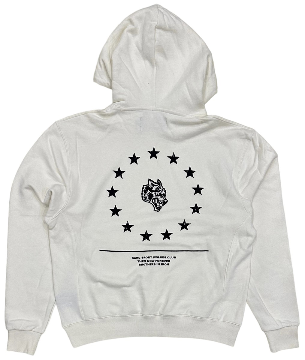 Darc Sport Men's Wolf Star Double Sided Graphic Print Hoodie