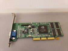 Vintage Dell 015UMJ 15UMJ GeForce 2 MX 32MB VGA AGP Video Graphics Card Tested