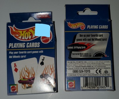 hot wheels playing cards
