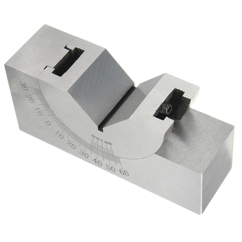 0°-60° Adjustable Angle Block Set V Angle Gauge Block Precision Micro Milling AO - Image 4 of 4