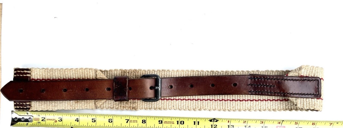JOED By J. Urbina Genuine Vintage Canvas Leather Belt  display picture 1