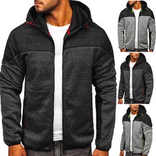 Steppjacke Sweatjacke Sportjacke Übergangsjacke Kapuze Classic Herren BOLF Sport