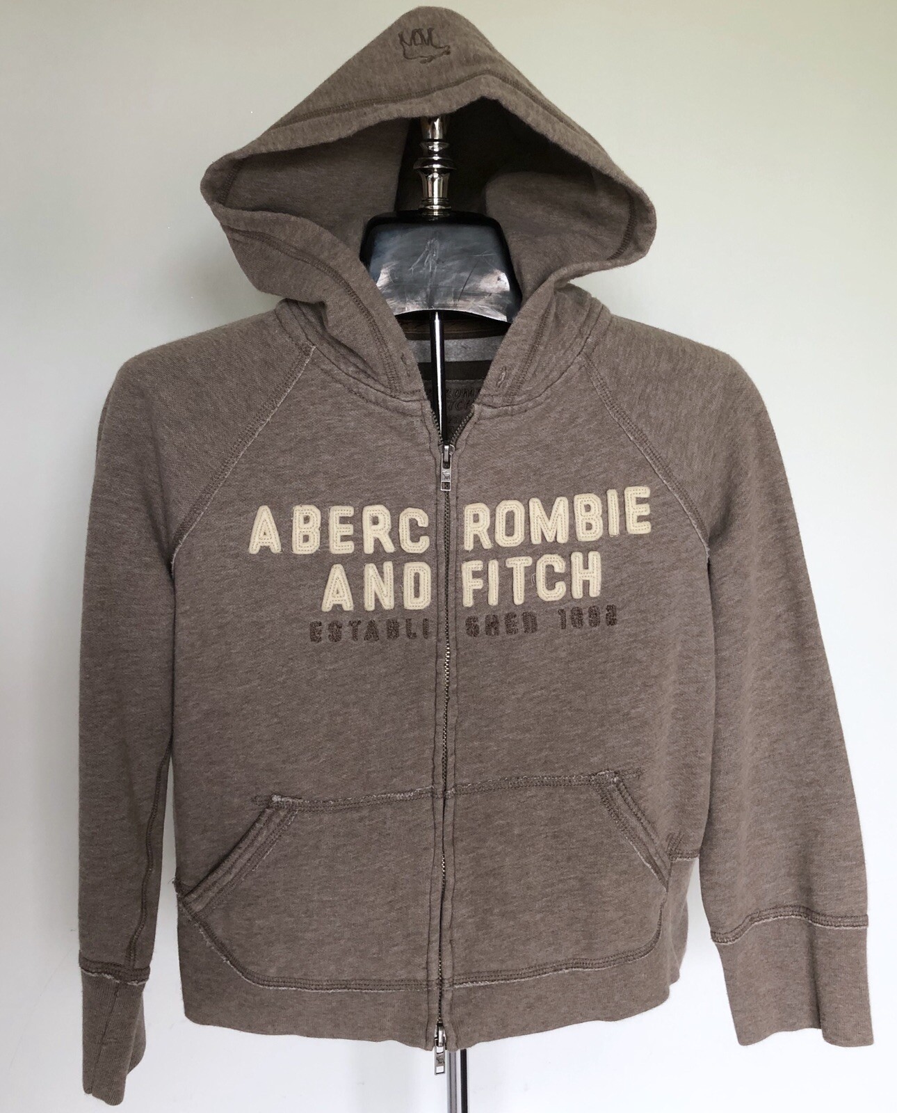 fitch Light Brown hoodie youth size 