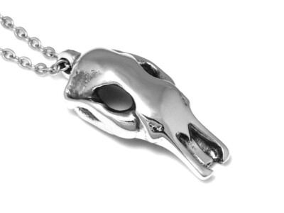 Platypus Skull Necklace, Handmade Skeleton Pendant Animal