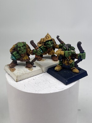 3 x Goblin Archer Iron Claw 1987 Bob Olley Warhammer Fantasy Old World GW