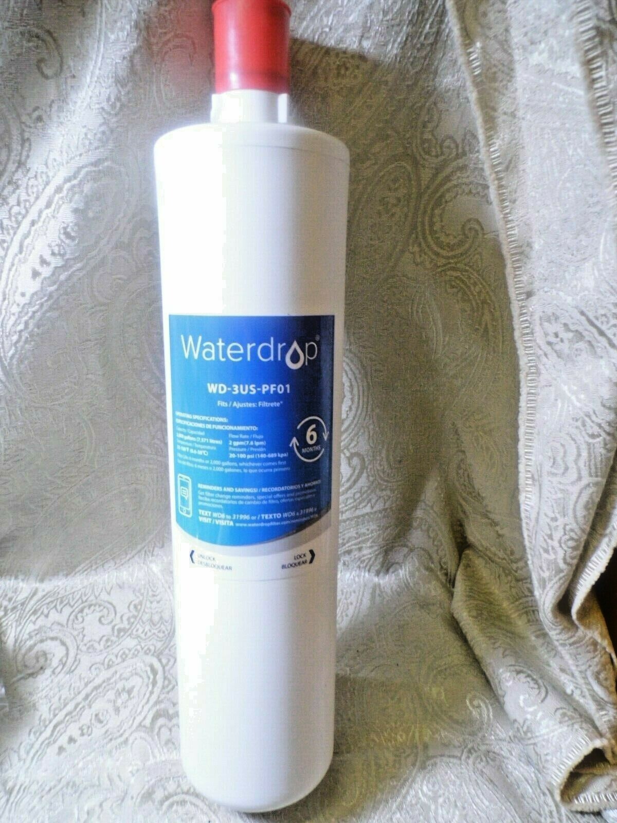 Waterdrop 3USPF01 Water Filter,Replacement for Filtrete Advanced 3US
