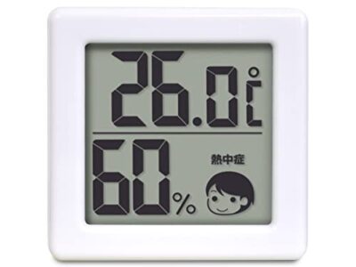 Dretec Thermometer Hygrometer White Large Screen Digital Compact, O-257WT