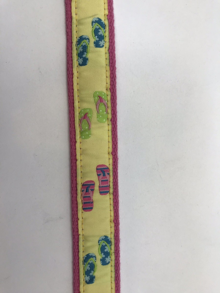 Douglas Paquette Womens S Small Belt D Ring Pink Yellow  display picture 1