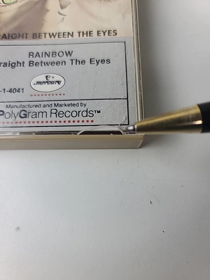 Rainbow: Straight Between the Eyes (Cassette, 1982 Mercury) Progressive Metal Foto 4 de 4