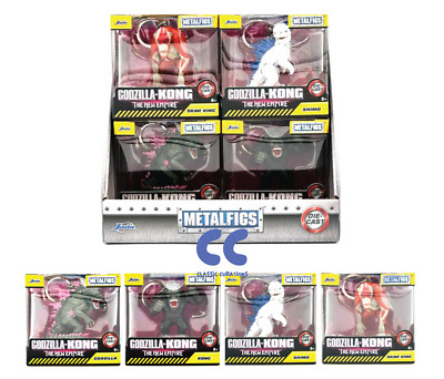 Godzilla X Kong Diecast 2.5'' Metal Figures Shimo Skar King Keychain - You Choose