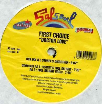 First Choice Doctor Love 12'' Vinyl Schallplatte 230206