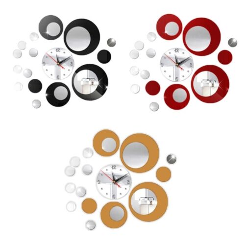 Wall Clock 3D Acrylic Modern Watch DIY Combination Round Clock Decoration - Afbeelding 1 van 11