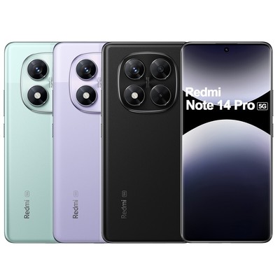 Xiaomi Smartphone Redmi Note 14 Pro 5G 12+512GB Octa Core 200MP NFC 120Hz Handy