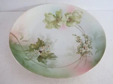 Vintage RS Germany Plate Hand Painted MARKED 8.5"