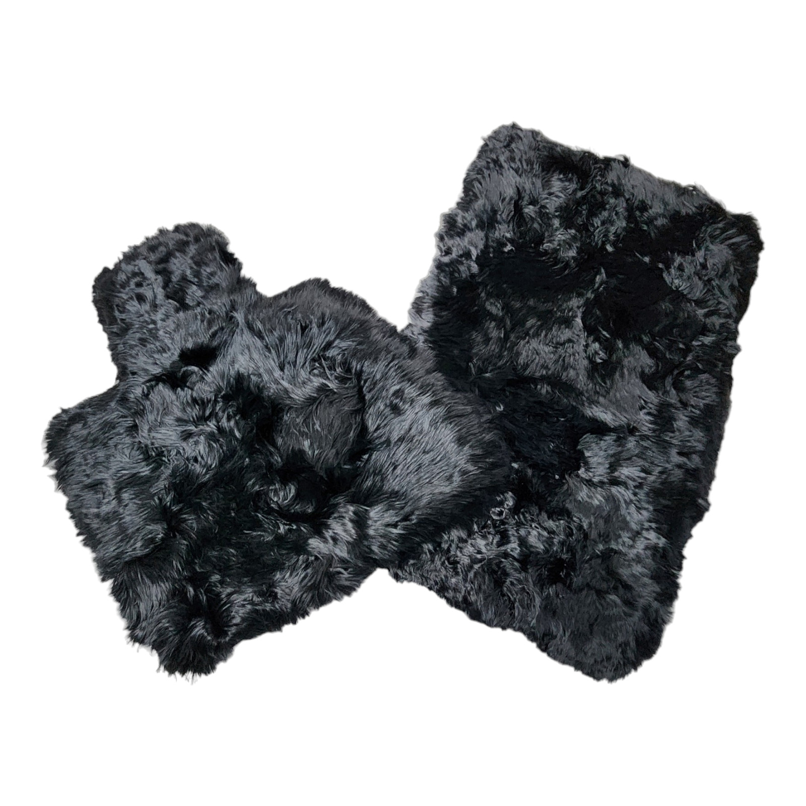 Geunine Black Alpaca Fur Mats  Rolls Royce Ghost Wraith Cullinan Phantom Spectre