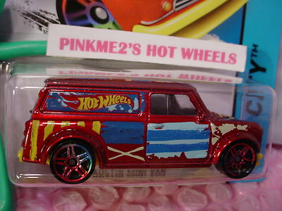 2015 Hot Wheels '67 AUSTIN MINI VAN #27∞Red/Yellow;Union Jack