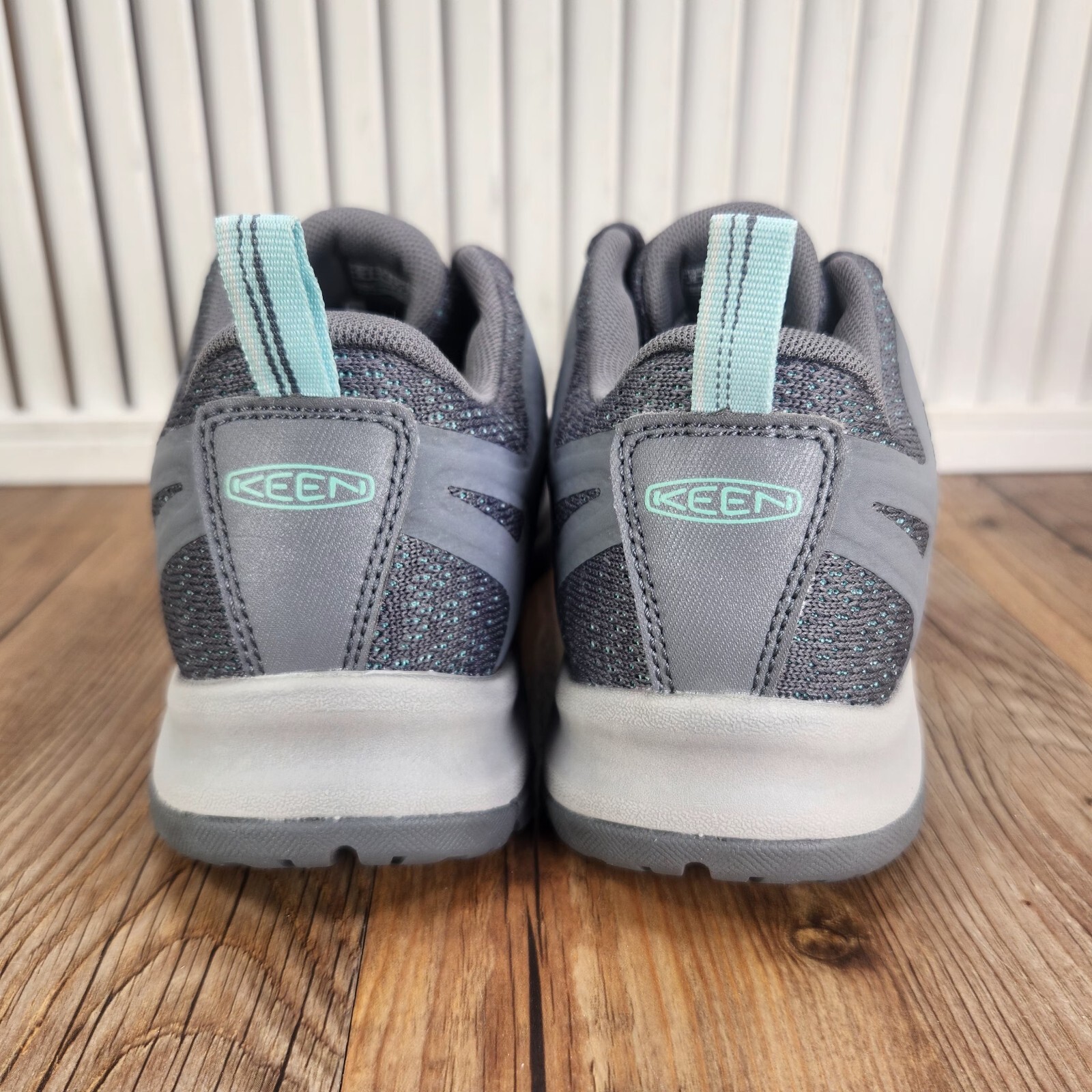 Scarpe da trekking KEEN Terradora II impermeabili donna taglia 6 acciaio grigio onda oceanica trail