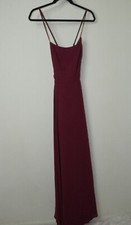 Lulu’s Dress Burgundy Mythical Kind of Love Wine Red Maxi Dress Large