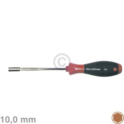 Steckschlüssel Sechskant SW 10,0 SoftFinish  Wiha 01026