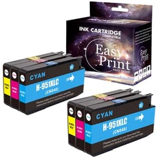 6-Pack 950XL 951 XL Ink Cartridge for OfficeJet Pro 271DW 8615 Laser Printer