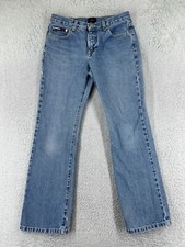 Tommy Hilfiger Pants Womens 7 Blue Denim Jeans Mid Rise Bootcut Cotton Blend