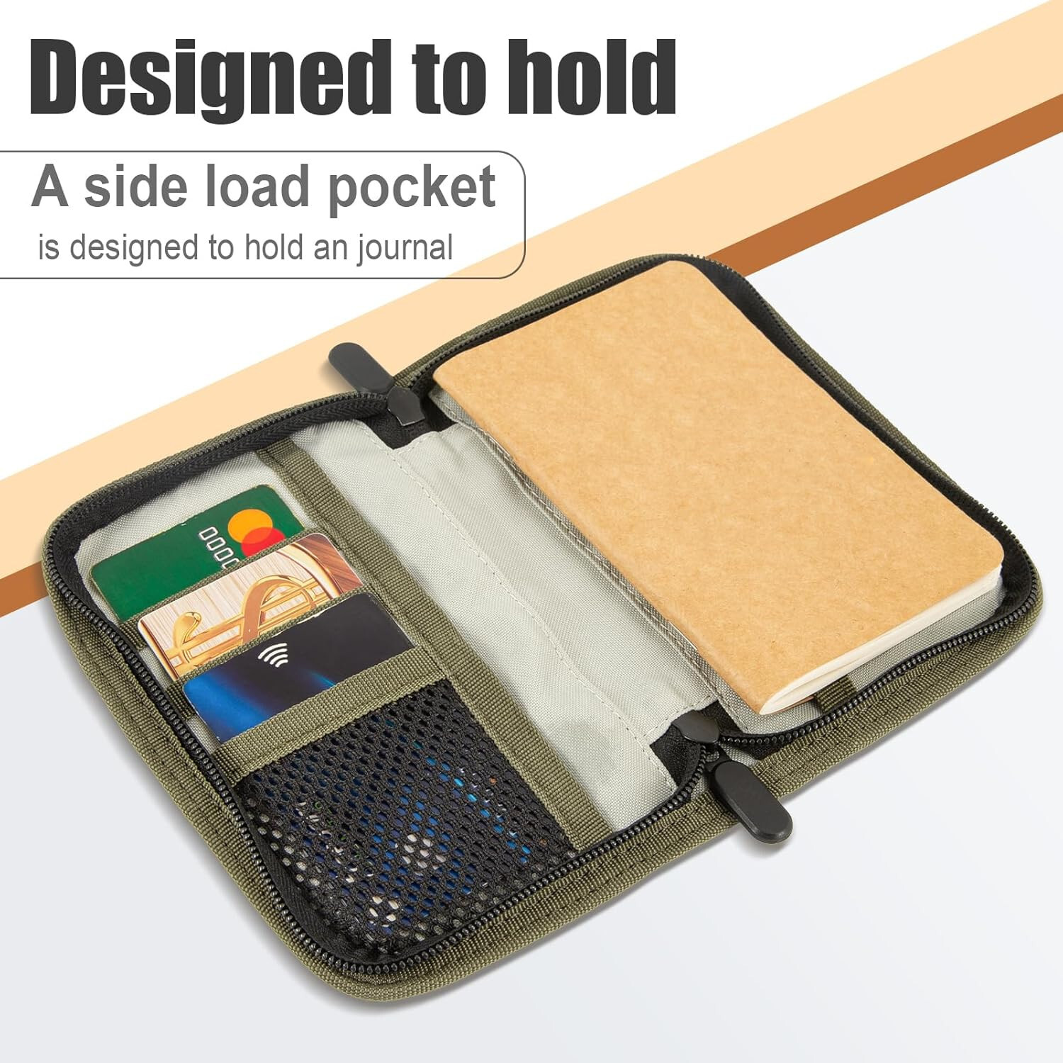 Journal Cover for Field Notes Notebooks, Pocket Notebook Cover for Moleskine