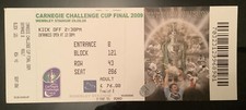 RUGBY LEAGUE CHALLENGE CUP FINAL HUDDERSFIELD V WARRINGTON Ticket Stub 2009