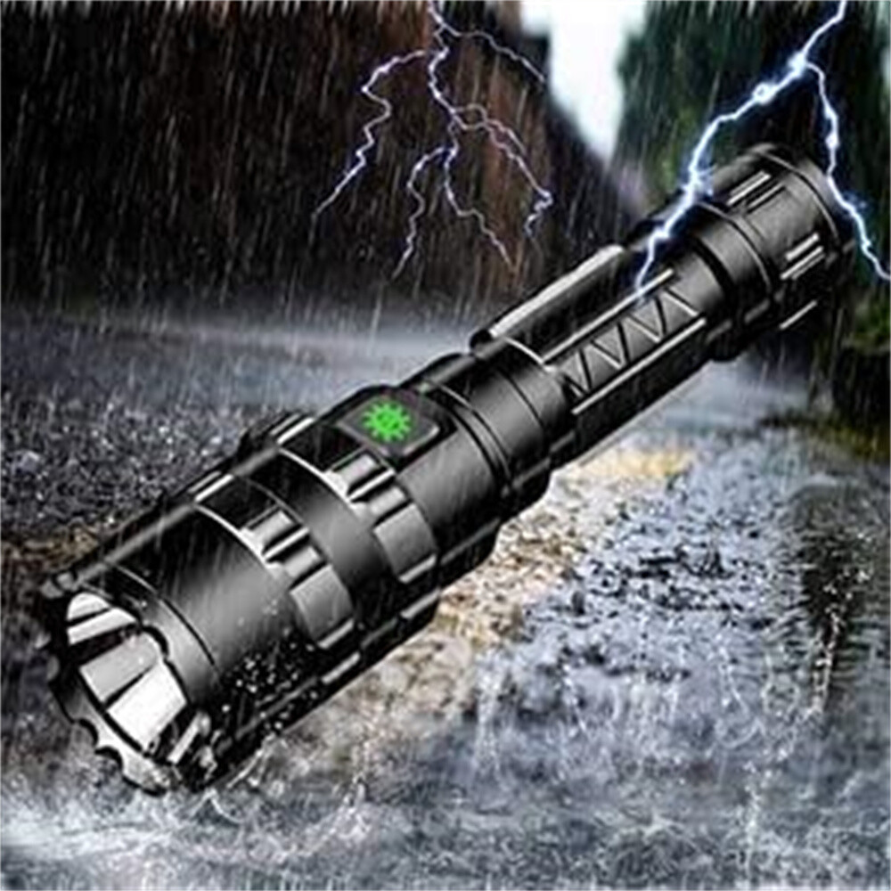 100000lm LED Flashlight for Picatinny Rail Mount Hunting Tactical Gun Light New