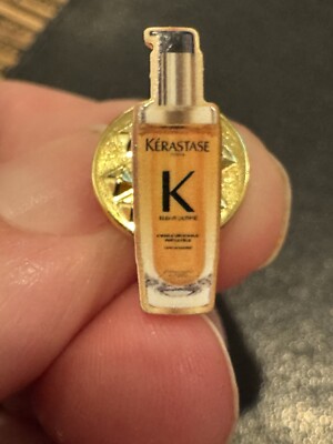 Kerastase Elixir Ultime Hair Oil Products Lapel Pin RARE HTF