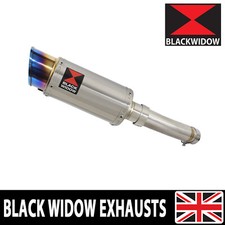 Katana 1000 2019-2022 Exhaust Silencer Kit 200mm Round Stainless Blue Tip SL20R