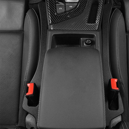 2PC Car Seat Gap Filler Side Seam Spacer Universal Auto Soft Holster Blocker Pad - Picture 5 of 11