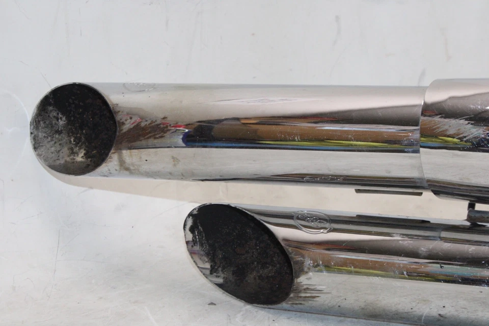 04-07 CABEZAL SILENCIADOR SISTEMA ESCAPE COMPLETO OEM KAWASAKI VULCAN 2000 VN2000A Foto 2 de 4