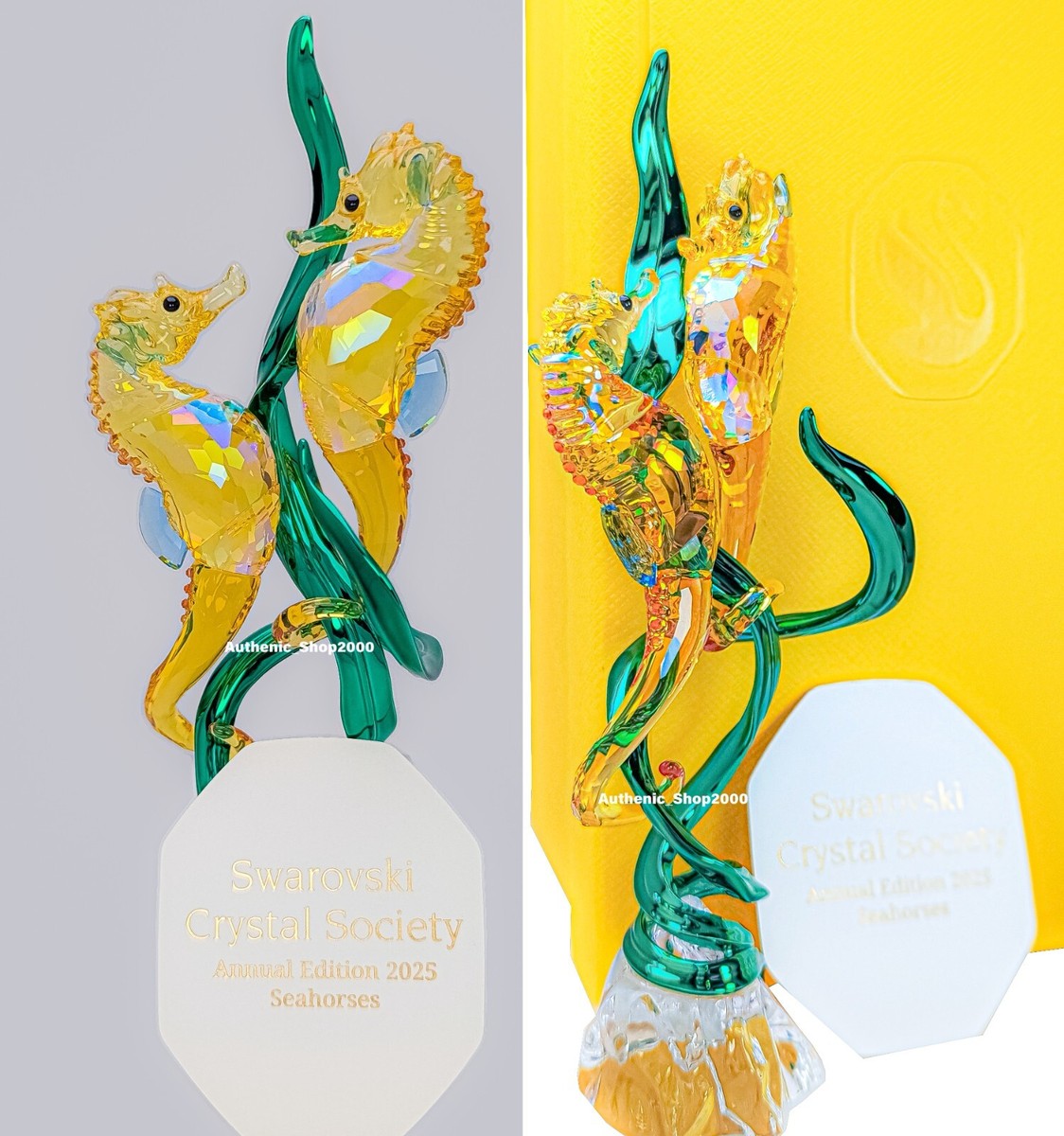 New 100% SWAROVSKI Annual Edition 2025 Idyllia SCS Seahorses